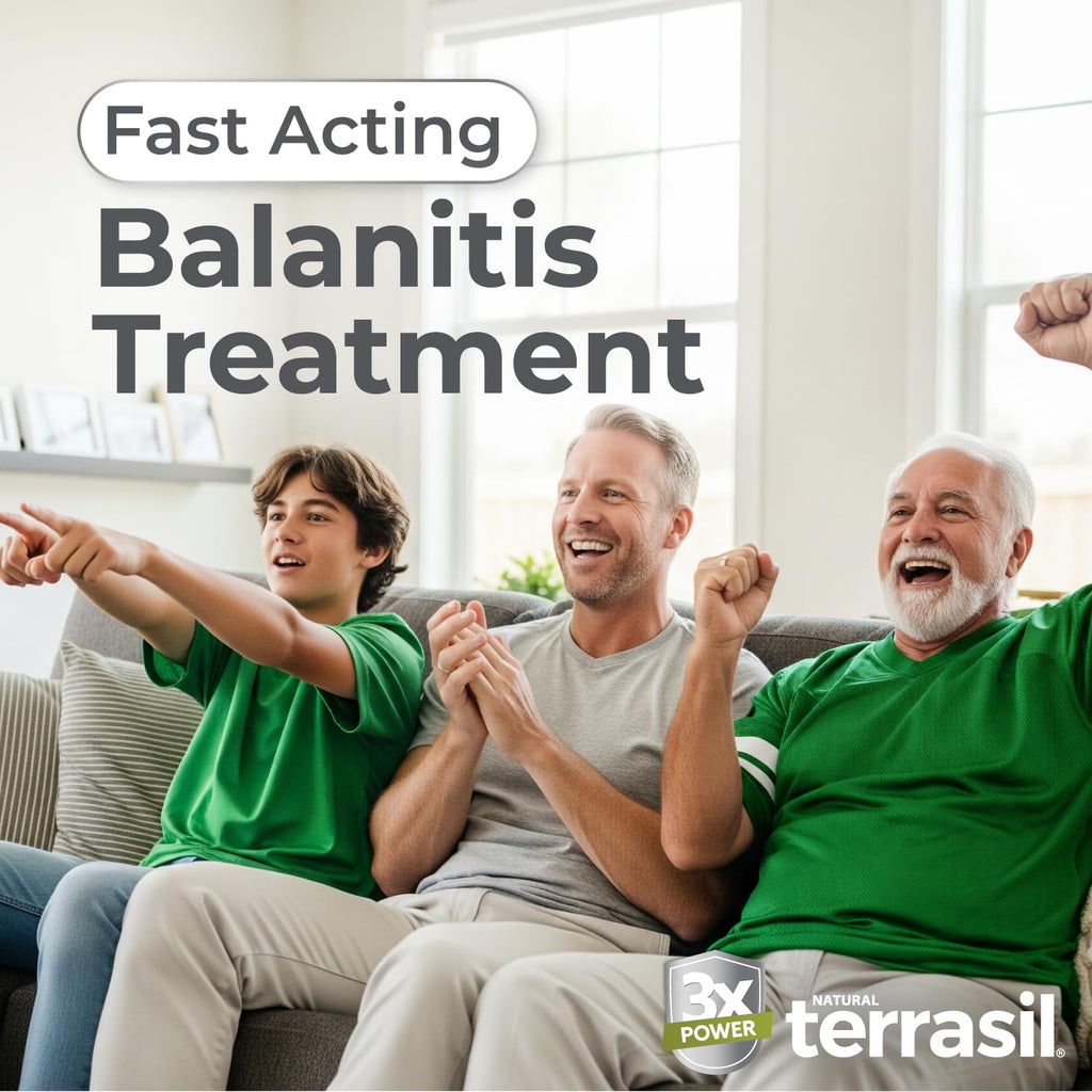 terrasil Balanitis Soap for Men, Soothing Care and Relief from Balanitis Symptoms: Irritation, Itch, Redness and Inflammation. Natural, Dermatologist tested & Hypoallergenic Soap Approved, 75g (3pk)