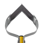Skidger Xtreme Weeder Garden Scuffle Hoe Cultivator, 54-Inch Fiberglass Handle with Grips for Weeding, Cultivating, and Soil Prep