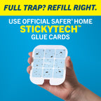 Safer Home Flying Insect Trap, Plug-in Fruit Fly Trap for Indoors, 2-Pack