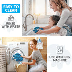 Ksheat Hot Tub Scum Absorber, Turtle Hot Tub Skimmer 2 PCS, Reusable & Washable Scum Sponge for Hot Tubs to Soak Up Oils, Floating Spa Scum Absorber to Keep Water Clean & Clear for Pool, Bathtub