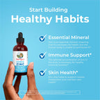 MaryRuth Organics Zinc Supplements for Immune Support | Ionic Zinc for Kids & Adults | Liquid Zinc Supplement | 40 Day Supply | Skin Care Supplement | Vegan | Gluten Free | Glycerin Based | 4 oz