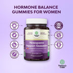 Womens Menopause Gummies with Dong Quai - Menopause Vitamins for Women with Ashwagandha - Holistic Support for Hot Flashes Night Sweats and Mood Swings - Pre & Post Supplements - 60 Count