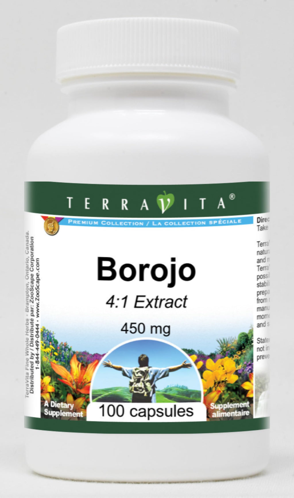 Terravita Borojo 4:1-450 mg (100 Capsules, ZIN: 519308)