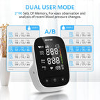 BESTEK Blood Pressure Monitor, Automatic Arm Blood Pressure Monitors for Home Use, Digital Large LED Voiced Broadcast BP Cuff Comfortable and Portable for Home Travel (9"-17" Adjustable)