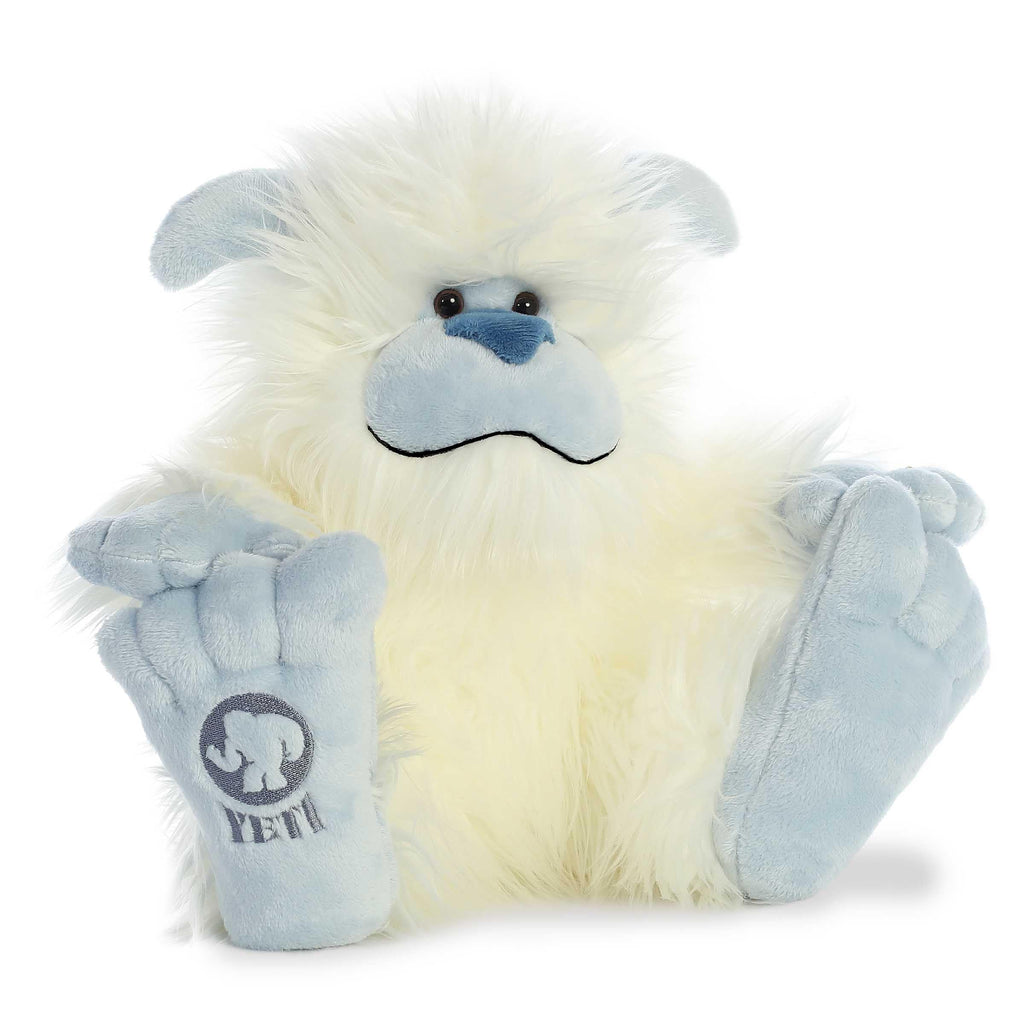 Aurora�� Mysterious Fantasy Yeti Stuffed Animal - Mythical Companion - Imaginative Adventures - White 10 Inches