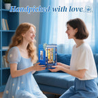 CUTEBEE Book Nook Kit - DIY Miniature House Dollhouse Kit for Adults and Teens, Booknook Tiny House Bookshelf Decor 3D Wooden Puzzle, Gifts for Family, Friends (Literature Bookstore)