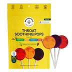 Kids Throat Soothing Lollipops by Beekeeper's Naturals - Doctor Formulated Immune Support, Vitamin D & Honey, Under 2g Sugar, Clean Ingredients,15 ct