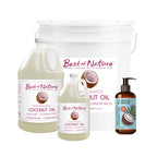 Best of Nature 100% Pure Fractionated Coconut Oil - Natural Massage Oil, Unscented Moisturizer for Men and Women, for Skincare and Hair Care, Carrier for Essential Oils, Gallon (128 fl oz)