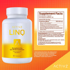 ACTIVZ LINQ - Advanced Epigenetic Formula for Brain Function, Gut Health, Skin Radiance, and Immune Support - 60 Capsules