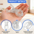 15 Pack Balloon Arch Clips, Large Clear Spring Clamps for Backdrop, 3.5'' Plastic Clips Supplies for Birthday Decoration Accessories Beach Towels Crafts Swimming Pool Photography Studios