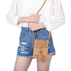 seOSTO Small Crossbody Bags for Women, Tassel Purse, Gifts for Teen Girls