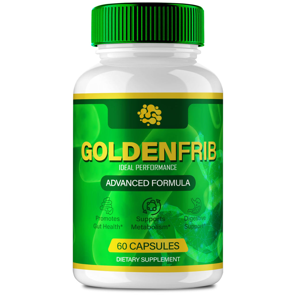 GoldenFrib Capsules, Premium Golden Frib Gut Health Supplement Pills - Maximum Strength All Natural Formula, Supports Gut Health, Maintain Digestive Health & Comfort, GoldenFrib Reviews (60 Capsules)