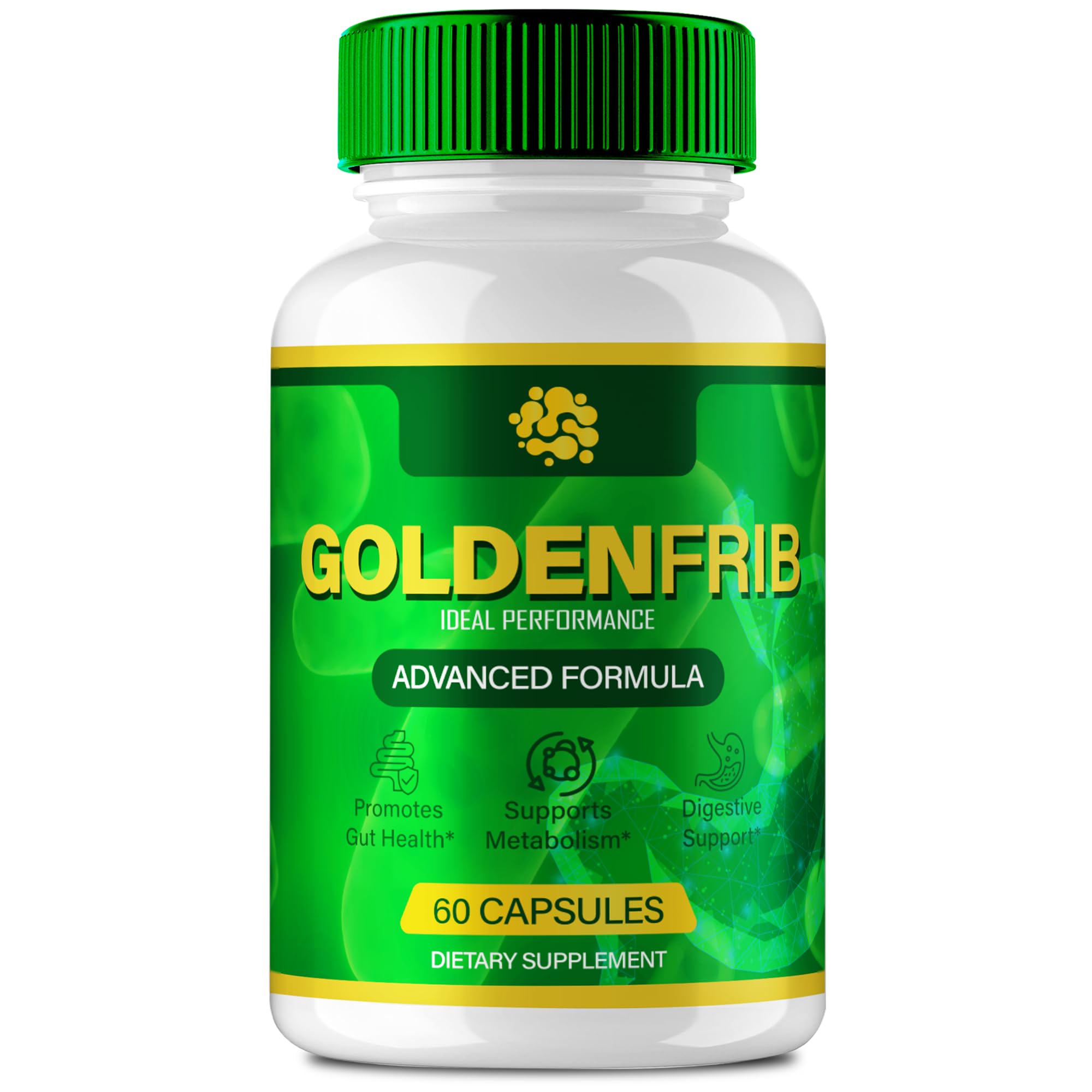 GoldenFrib Capsules, Premium Golden Frib Gut Health Supplement Pills - Maximum Strength All Natural Formula, Supports Gut Health, Maintain Digestive Health & Comfort, GoldenFrib Reviews (60 Capsules)