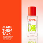 Jovan Make Them Talk Eau de Parfum 1.7 fl oz (Pack of 1), Notes of Osmanthus, Musk, and Lemon, Unisex Fragrance, Long Lasting, Everyday Fragrance, Travel Size