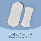 Rael Incontinence Liners for Women, Organic Cotton Cover, Postpartum Essential, Moderate Absorbency, Bladder Control, 4-Layer Core with Leak Guard Technology (Regular, 96 Count)