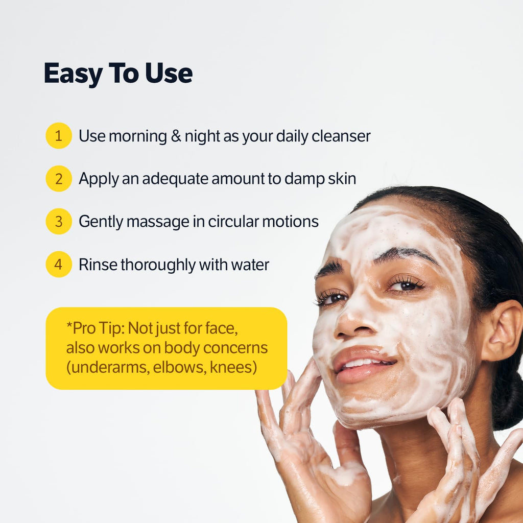 SUNGBOON EDITOR Kojic Turmeric Capsule Brightening Cleanser for Uneven Spots, Acne-prone Skin & Blackhead | Low pH Gentle Gel Face Wash | Kojic Acid & Niacinamide | Korean Skincare