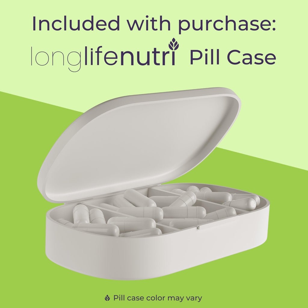 LongLifeNutri Citrus Bergamot Extract 500mg - 120 Vegetarian Capsules, 40% Polyphenolic Flavanones, 4-Month Supply, Plant-Based Anti-Oxidant, Tested, Made in USA
