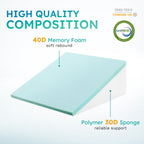 Bedluxe Wedge Pillow, 8 inch Bed Wedge Pillow, Elevated Body Pillow for Back Support, Acid Reflux, Leg, Neck Pain, Snoring, Triangle Pillow Wedge - Cooling Memory Foam Top, Dark Grey