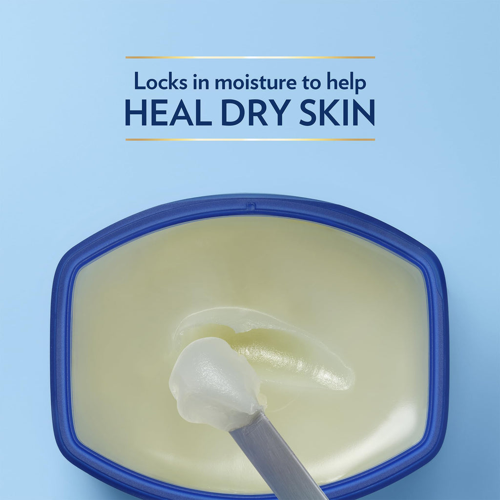 Vaseline Blueseal Rich Conditioning Jelly 7.5 Oz- Cocoa Butter 3-Pack.