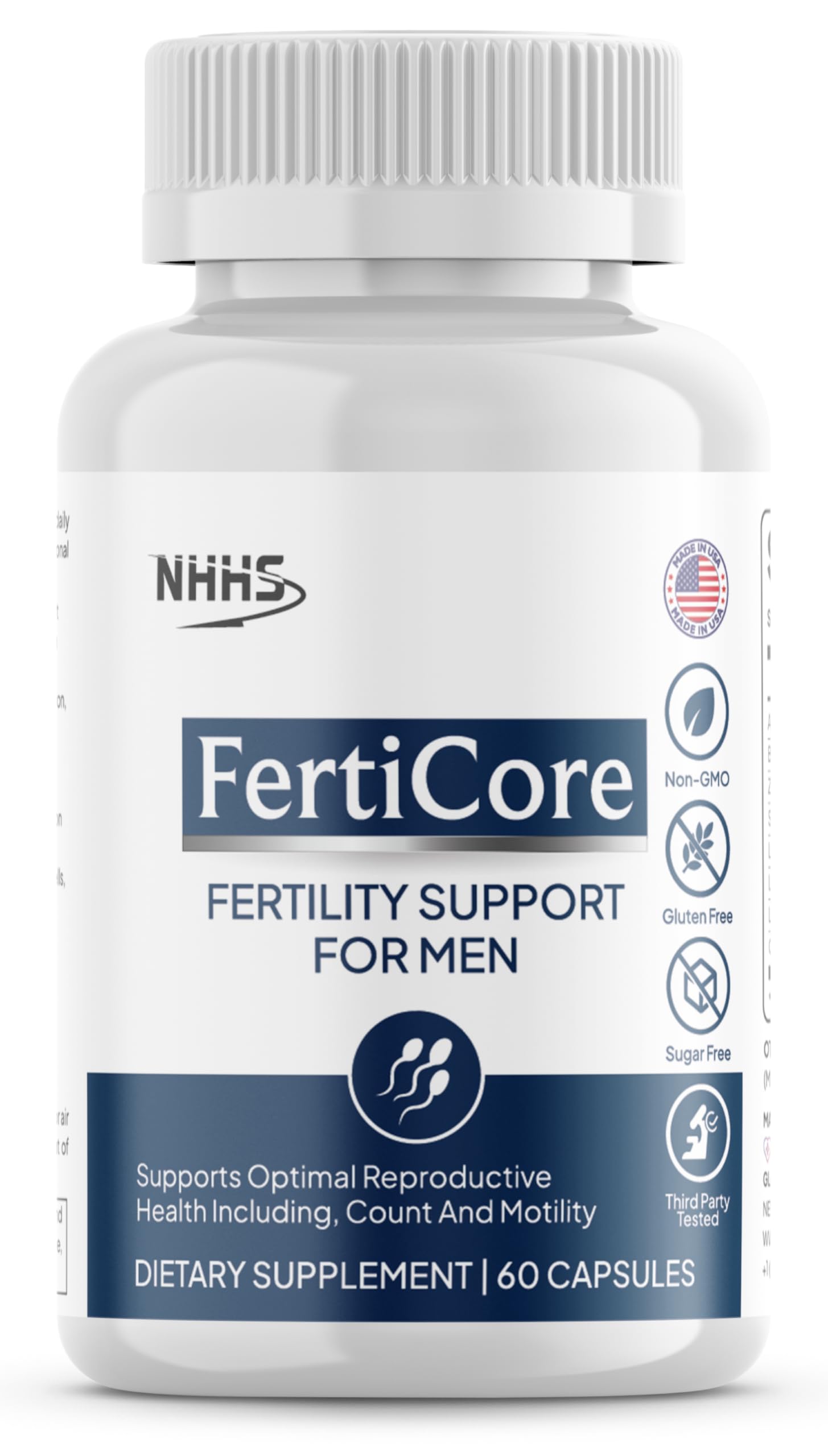 NHHS FertiCore Men's Fertility & Reproductive Wellness Supplement