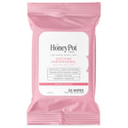 The Honey Pot Company - Intimacy Cleansing Wipes - PH Balancing, Paraben Free, Feminine Products - Ultra-thick and Extra Large Cloths for the Bedroom - 20 ct