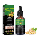 Ginger Toenail Fungus Treatment, Fungal Nail Treatment, Ginger Nail Growth Serum,7 Days Nail Treatment, Antifungal Nail Repair Serum, Fast-Acting Recovery for Thick, Discolored, Yellow Nails