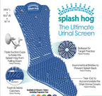 Splash Hog Urinal Screen | Clean Scent | Reduces Splash-Back | Long Lasting Fragrance | Deodorizes for up to 60 Days | 6-Pack |