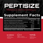 Unmatched Peptisize Advanced Muscle Support Formula | myHMB, PeptiStrong, CreGAAtine | Strength, Performance & Muscle Growth | Natural Flavors & Sweeteners | 30 Servings (Unflavored)
