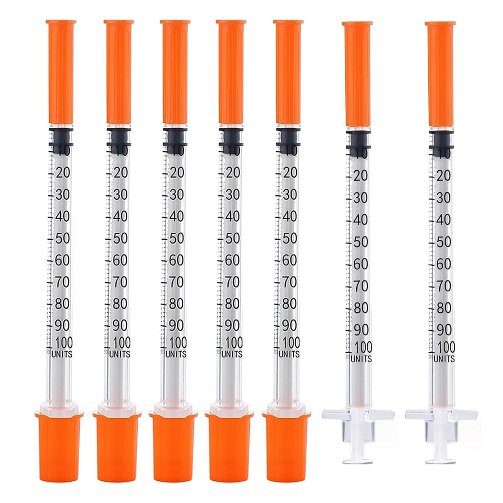 1CC Syringes with 31G 5/16"(8mm) Needle 30PACK, Lab Supplies Individually Wrapped (1CC 31G 5/16"-30PACK)