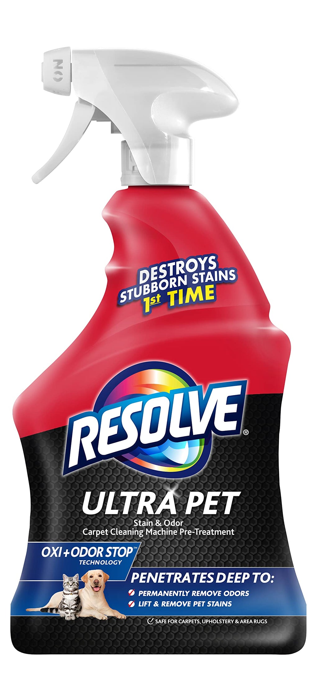 Resolve Ultra Pet Carpet Cleaner Spray, Pet Stain Remover, 32oz