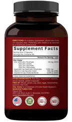 NatureBell Zinc Quercetin with Vitamin C & D3, 480 Capsules (2 Pack) | Quercetin 1,000mg + Zinc 50mg + Vitamin C 250mg + Vitamin D3 5,000 IU | 4-in-1 Advanced Immune & Lung Support | ZincVanta Formula