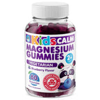 Dr. Moritz Kids Magnesium Gummies, No Sugar Added and Non-GMO Magnesium Supplement, Calm Kids Chewables with Blueberry Flavor, 60 Gummies