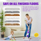 60 Pack Disposable Power Mop Pad Refills , Compatible with Swiffer Power Mop Refills, Thickened Multi-Surface Replacements for Swiffer Wet Pads Refill on All Finished Floors.