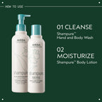 Aveda Shampure Hand & Body Wash | Liquid Hand Soap and Body Wash | with Calming Aroma of Lavender, Ylang Ylang, Petitgrain, 8.5 Fl Oz