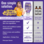 Leather CPR Cleaner & Conditioner 18oz - Cleans, Conditions, Restores & Protects Leather Furniture, Handbags, Car Seats, Interior, Jackets, Boots, Purses, Shoes, Couch, Saddles, Tack & More