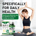 doemfarty GLP-1 Supplement, GLP-1 Support Capsules with Berberine, Naturally GLP1 Production, GLP-1 Probiotic Capsules for Women & Men, 60 Count