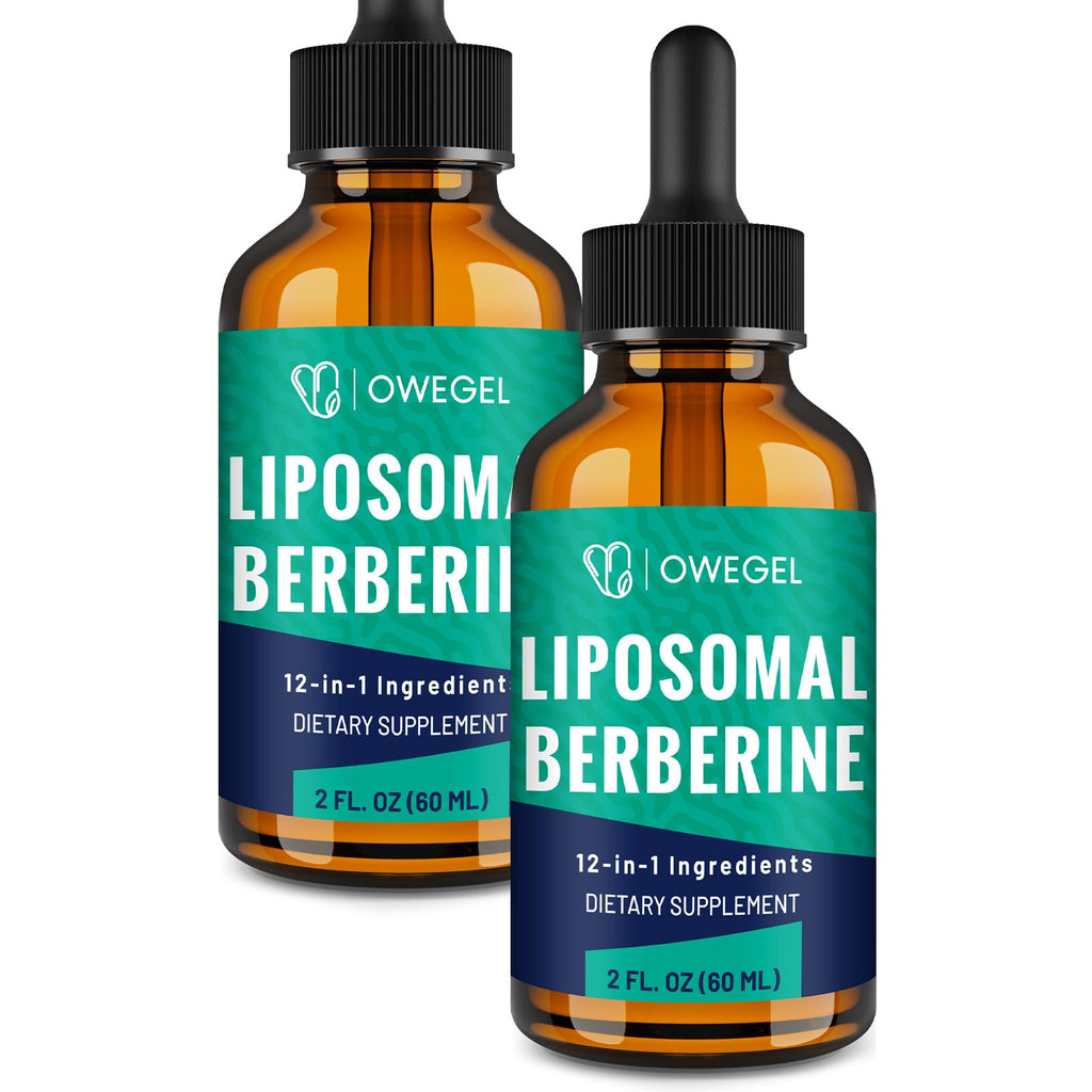Liposomal Berberine HCL Liquid Drops – Advanced 12-in-1 Herbal Formula with Ceylon Cinnamon, Bitter Melon, Green Tea & More – 4 Fl Oz