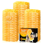 60 Count Heavy Duty Duster Refills for Swiffer, Multisurface 360° Larger Size Dusters with 4X Microfibers, Disposable Dusters for Pet, Cleaning Home, Blinds, Fans, Corners (60 pcs-Orange)