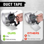 Fyguard 3 Pack Silver Duct Tape 1.89In × 132Yd Total Heavy Duty Waterproof Tape, 8.26Mil Adhesive Repair Duct Tape for Indoor Outdoor Repair Fixation Reinforcement