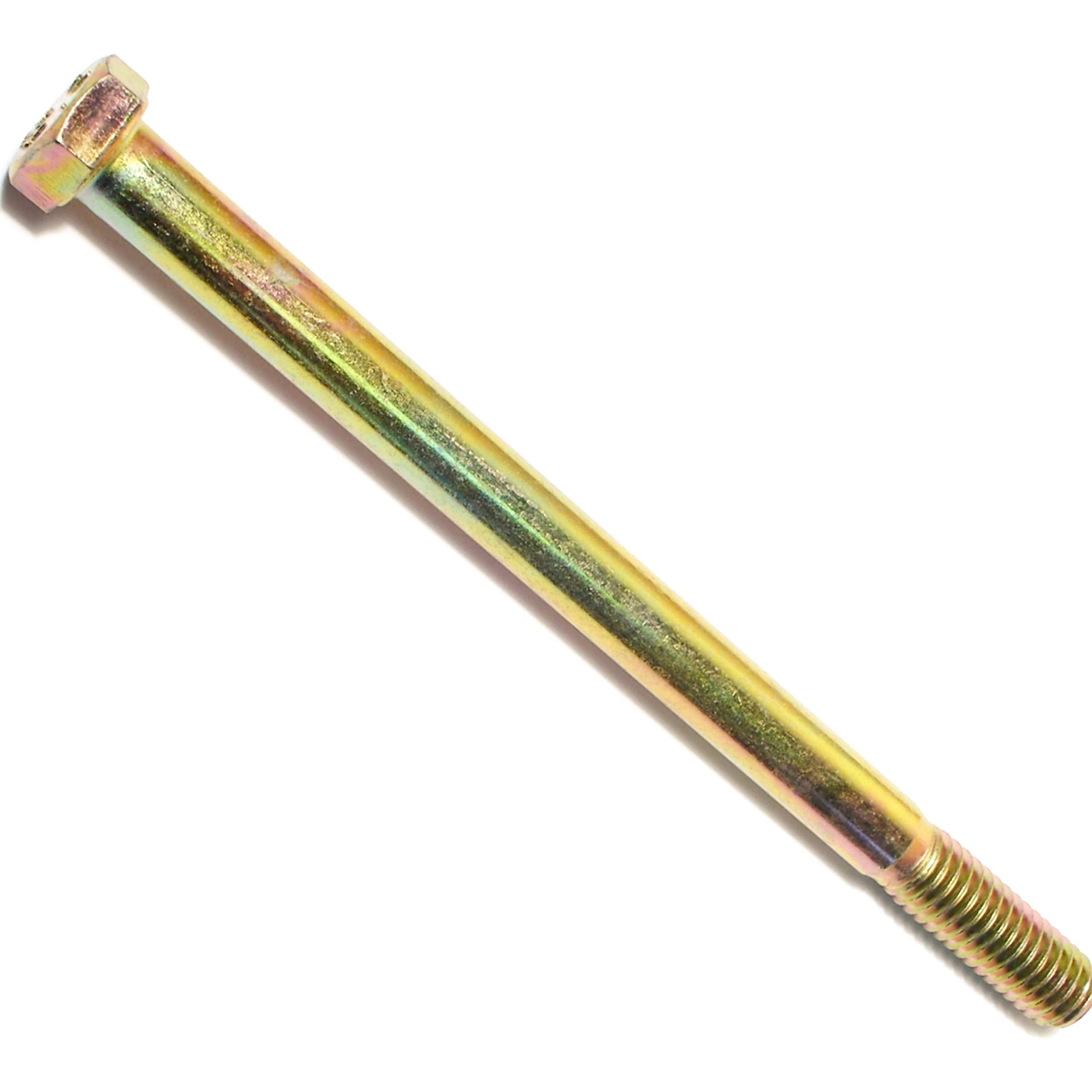 Hard-to-Find Fastener Grade 8 Hex Cap Coarse Large Bolts, Bulk Pack, Steel Hex Bolts for Construction, Home Improvement, 3/8-16 x 5-1/2, Pack of 25