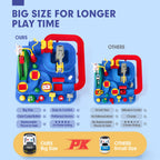 Toys for 3 Year Old Boys - Stem Kids Toys 3-5, Large Race Track, 3 Year Old Boy Gift, Car Playset for 4 Year Boy Birthday Gift, Montessori, Thinking, Motor Skill, Educational Christmas Grandkids Gifts