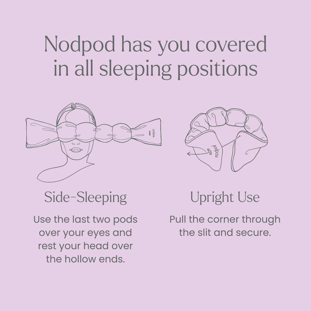 nodpod Patented Gentle Pressure Sleep Mask, Weighted Eye Mask