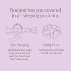 nodpod Patented Gentle Pressure Sleep Mask, Weighted Eye Mask