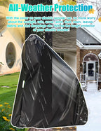 Electric Scooter Cover, Universal Scooter Cover, Waterproof Sun, Tear Proof Night Reflective and Lock-Holes&Storage Bag for With Seat or Without Foldable Kick Scooter(Without Seat,51"(L)x45"(H))