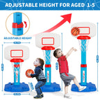 Toddler Basketball Hoop, Kids Toys Basketball Hoops for Indoor Outdoor Play