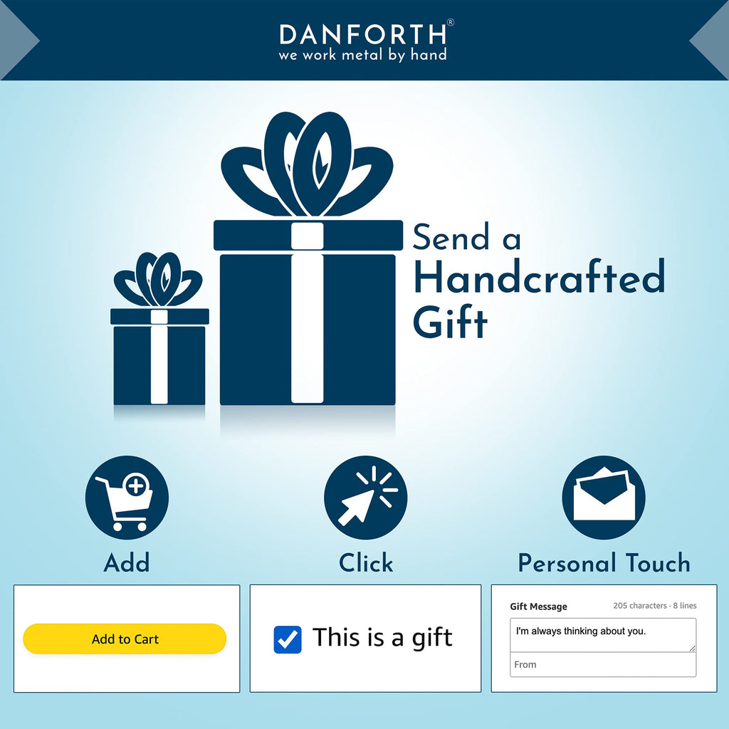 Danforth Forget-Me-Not Lapel Pin | Pewter Handcrafted in USA
