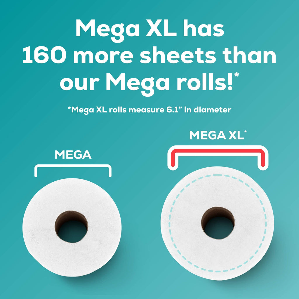 Angel Soft Toilet Paper/Toilet Tissue 24 Super Mega Rolls=144 Regular Rolls