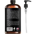 SOULSPA PURE Organic Castor Oil Glass Bottle for Hair Growth Face Scalp Skin USDA Certified 100% Pure Castor Oil Organic Glass Bottle