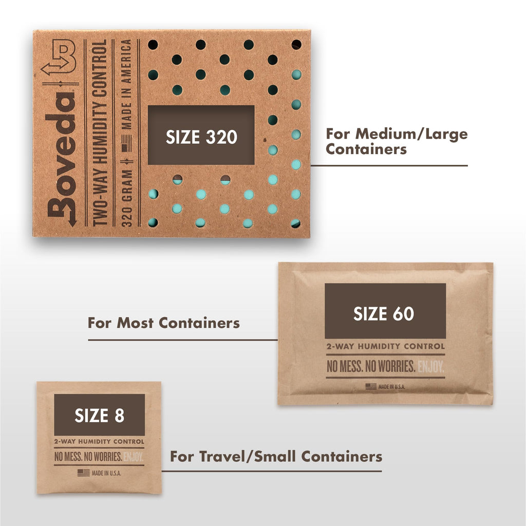 Boveda 69% Humidity Control Packs, Size 60, 4-Pack – Standard Use