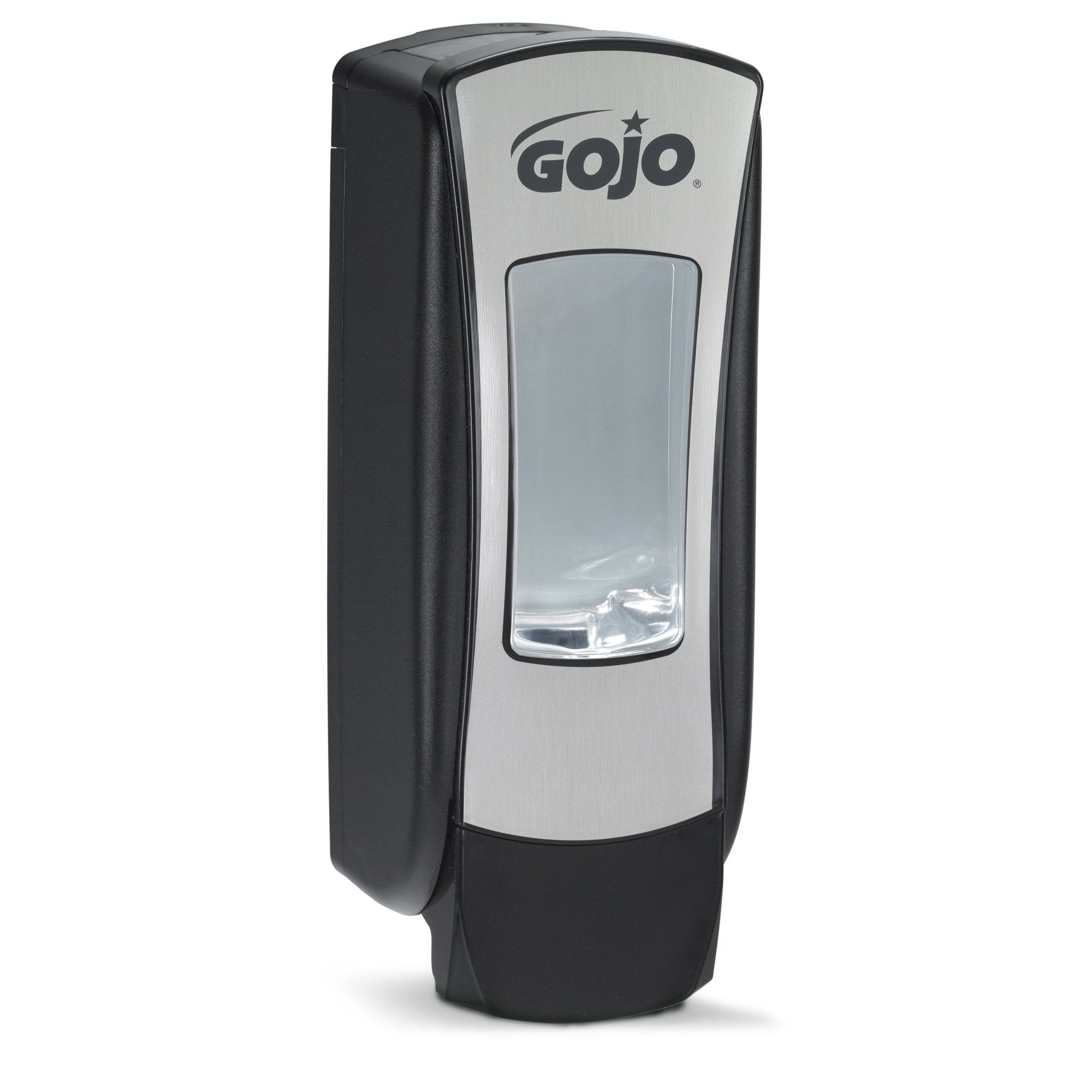 GOJO ADX-12 Manual Soap Dispenser, Chrome/Black, 1250 mL - 8888-06